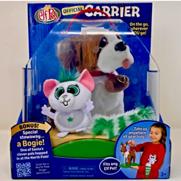 Elf on the Shelf Christmas Official Elf Pets Reindeer Carrier Toy Bogie Plush - Picture 1 of 2